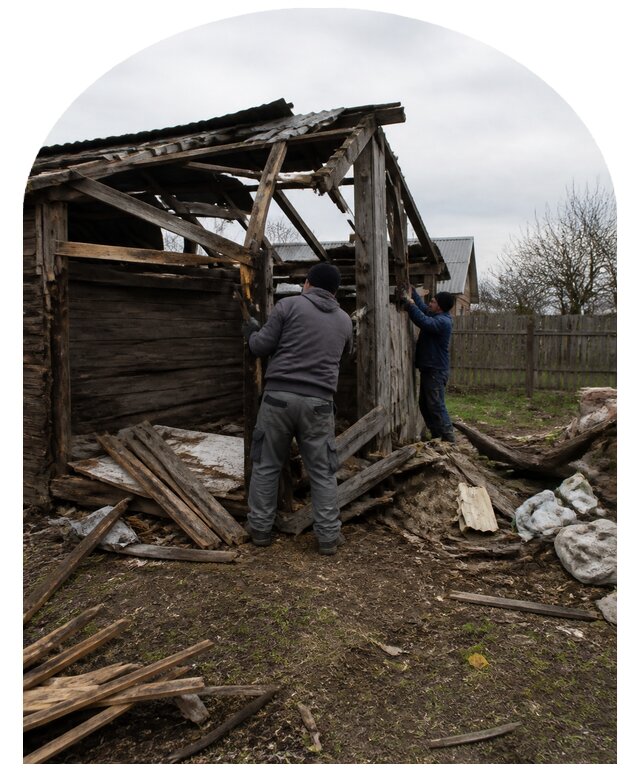 Демонтаж сарая в Городце по цене от 7592 р. | Метпроект-Грд