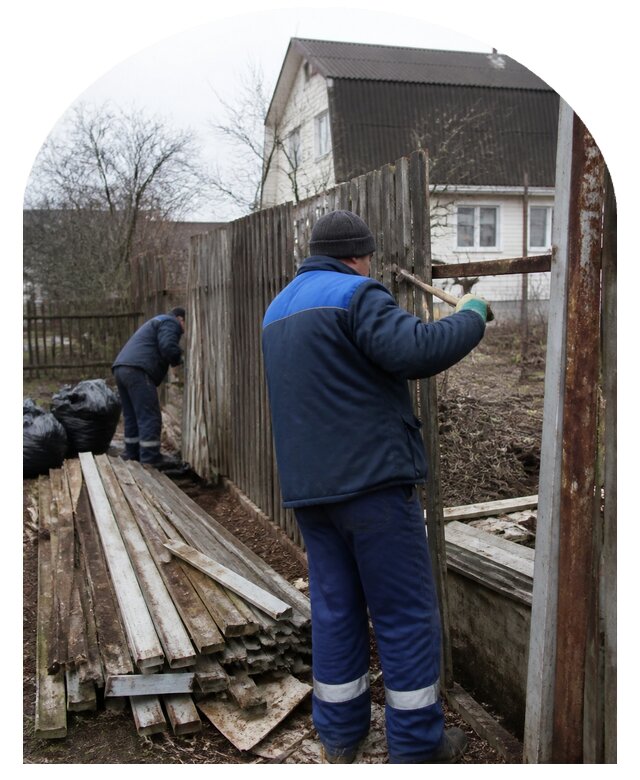Демонтаж забора в Городце по цене от 4555 р. | Метпроект-Грд